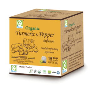 Organic Tumeric & Pepper infusion 有機姜⿈茶