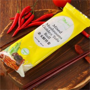 Mixed Mushrooms Golden Tofu Roll 金玉鮮竹卷