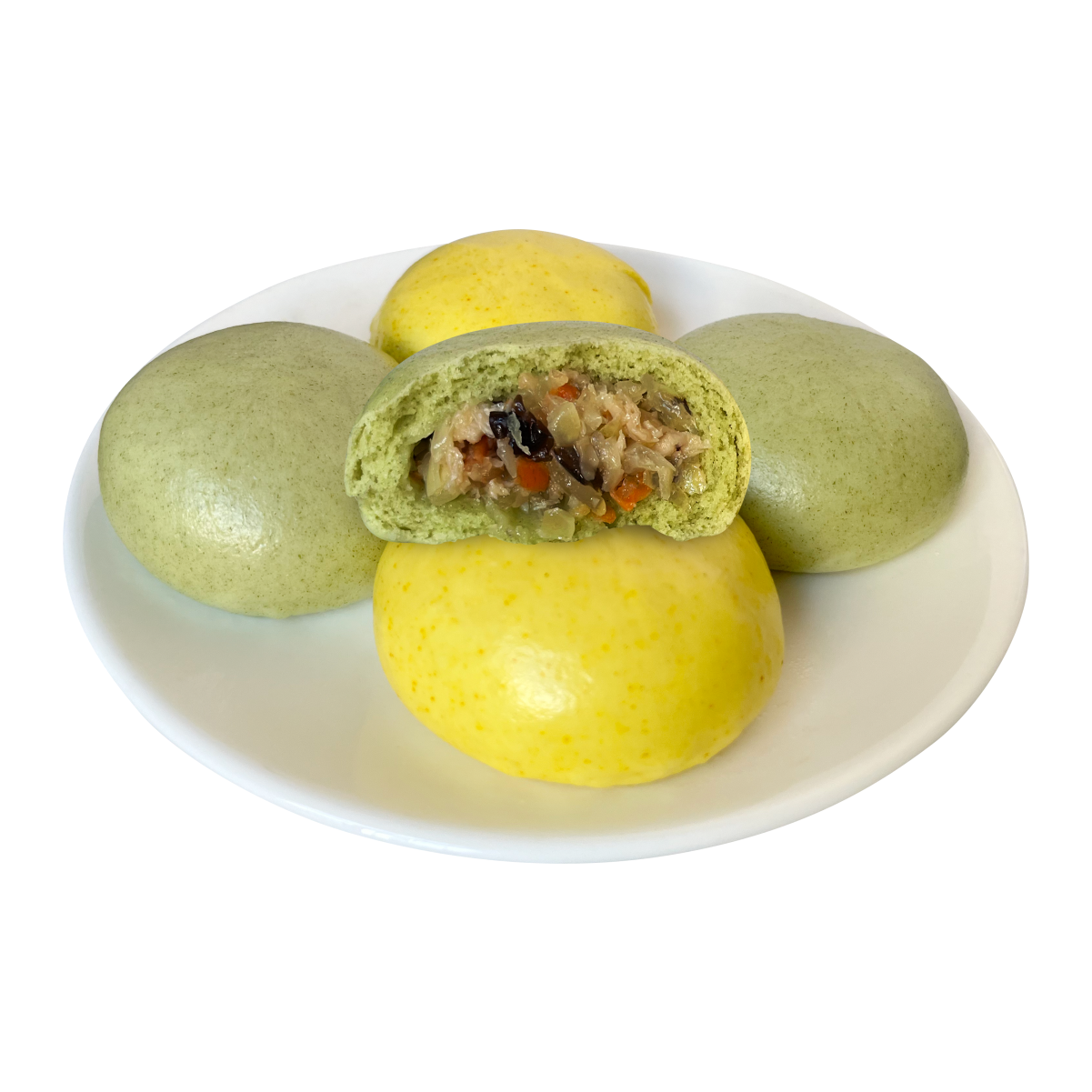Dual-Color Steamed-Fried Buns 雙色蒸煎包 - Image 2